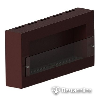 Биокамин ЭкоЛайф Window Fat II Glass black burgundy Арома в Оренбурге